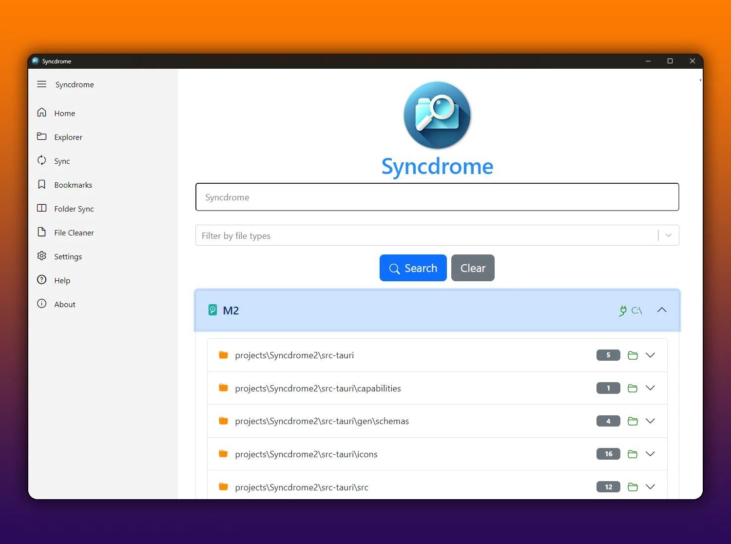 Syncdrome: Organize and Access Your Files Efficiently